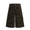Fashion sports loose camouflage shorts